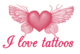 tattoos - Tattoos are nice. Pink tattoo & pink words.