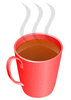 Hot tea - Tea or hot chocolate helps a sore throat.