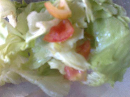 eating - salad