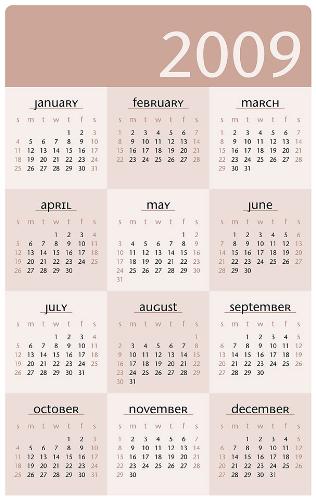 2009 calendar - have you gotten your 2009 calendar yet?
