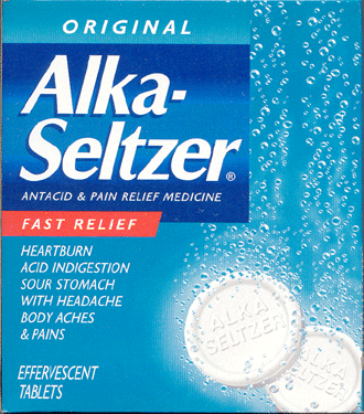 Alka Seltzer - Ate Too much