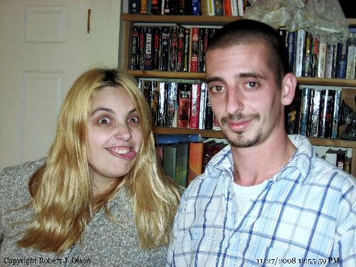 My Kids - This is my daughter and son at my daughters on Thanksgiving Day 2008.