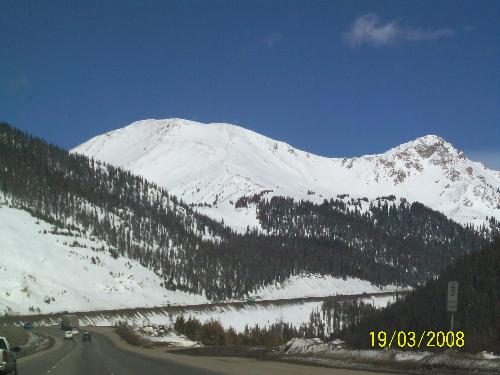 mountains - these are snowey mountains in colorado