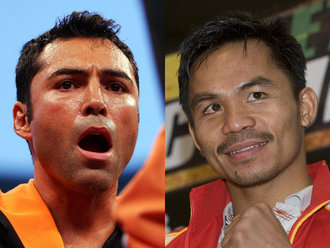 boxing sensation - manny pacquiao and oscar dela hoya