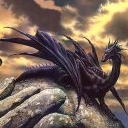 Black Dragon - The most beautiful black dragon I've ever seen