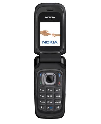 Cell phone - The Nokia 6085 opened.