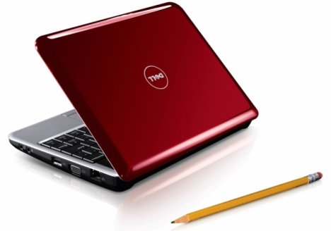 Dell Mini Inspirion Laptop - Picture of Dell&#039;s Mini Inspirion laptop.