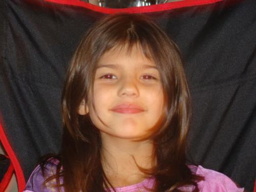 My daughter - heres my daughter sitting in a folding sports chair