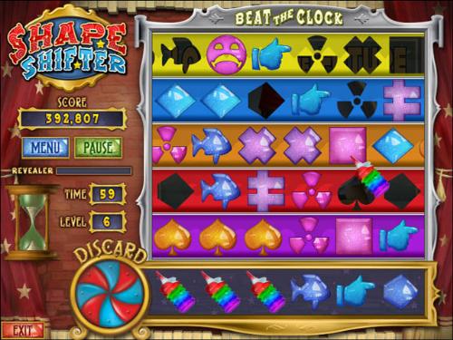 Shape Shifters - An exciting online game, where you race against time to fit shapes!