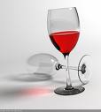 glass - glass with red wine