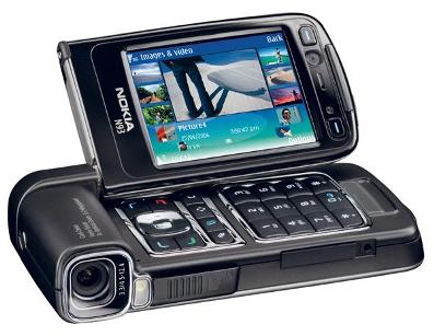 Cell phones. - Nokia N93 Open.