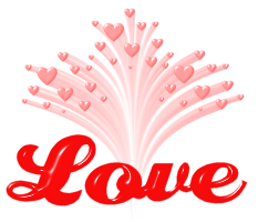 Love - Love is a wonderful thing. Hearts and writing.