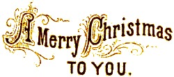 a merry christmas to you written in gold letters -  a merry christmas to you written in gold letters