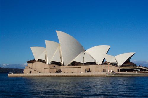 Sydney Opera House - One of the most famous Australian architectural landmarks! Designed by a DAnish Architect by the name of Jorn Utzon.