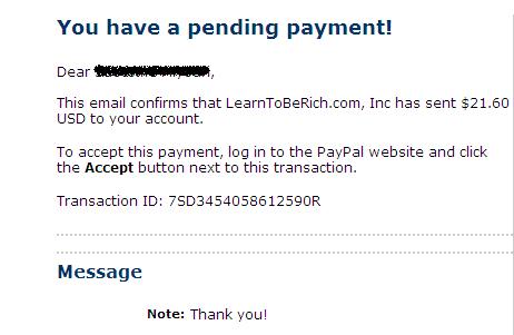 payment proof - work from home HQ payment proof