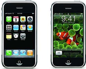 Apple iphone. - An apple's Iphone.