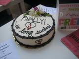Divorce Cake - Make one of these when you're getting a divorce and it may bring your appetite back! LOL!!!