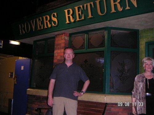 Ghost Picture - this is a photo taken in the wax works in london and if you look carefully you will see a ghost in the shop window