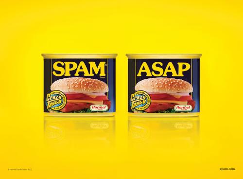 spam!!! - Though I can't remember ever eating the stuff, I deffinetly have a folder for it!