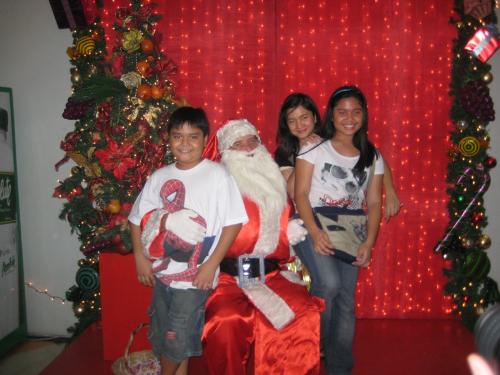 with Santa... - my kids and I with Santa...