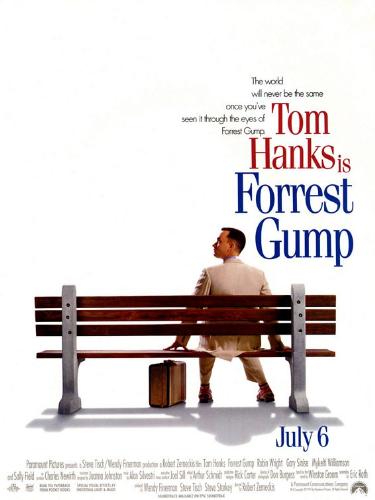 Forrest Gump - My momma always said, 'Life was like a box of chocolates. You never know what you're gonna get.'