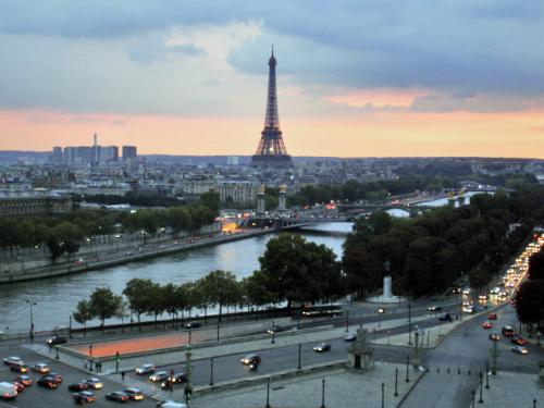 Paris at sunset - Paris at sunset Eiffel tower