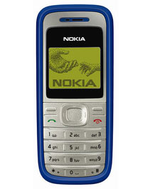 Nokia 1200 - This is one of the basic model phones from Nokia.