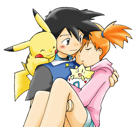 Ash and misty lovey dovey - as above