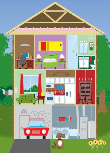 House - House Cartoon House - House Cartoon