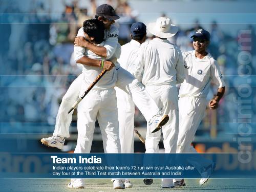 Indian Team - tEST SERIES AGAINST AUSSSIES