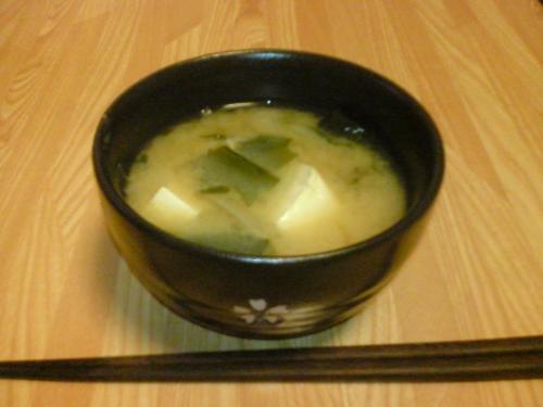 a bowl of miso soup  - miso soup