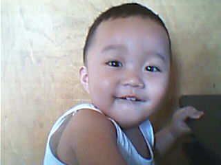 my only son - just making fun of him..he is cute my one and only son