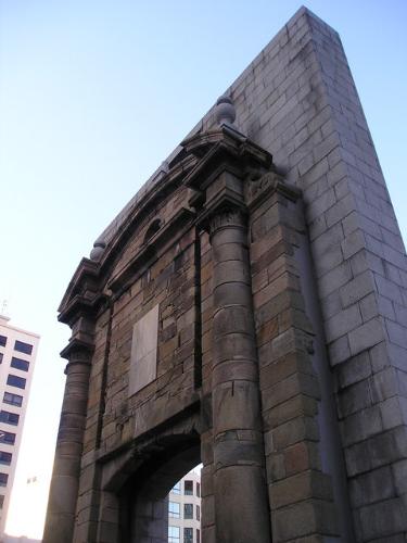 Montevideo - Old Puerta de la Ciudadela in Montevideo, Uruguay