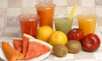 fresh fruit juices - very refreshing and healthy!