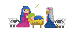 Christmas Belen - a picture of the holy family, when christ was born in a manger.