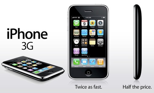 Apple iPHONE 3G - the latest apple iphone as of 2008.
