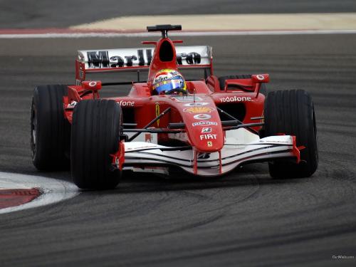 Ferrari - Formula 1 - Felipe Massa (I think =P) driving for Ferrari. =D