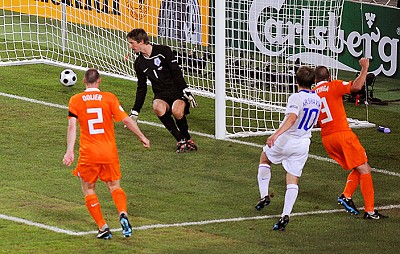 Russian hero Andrei Arshavin made a serious case f - Arshavin tormented Netherlands throughout and he crossed for Dmitri Torbinski to prod home. He then sealed a semi-final spot in the 116th minute as he ran through and fired past Van der Sar.  It was the first European Championship quarter-final that did not have to be decided by penalties after going into extra time and was just reward for another spellbinding performance from the young Russians and their destroyer-in-chief Arshavin.