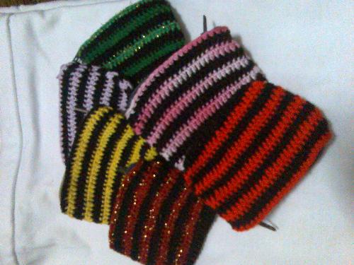 cute crochets - colorful rectangle crochets