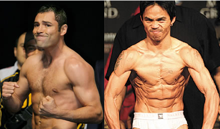 pacman dela hoya - manny pacquiao and oscar dela hoya