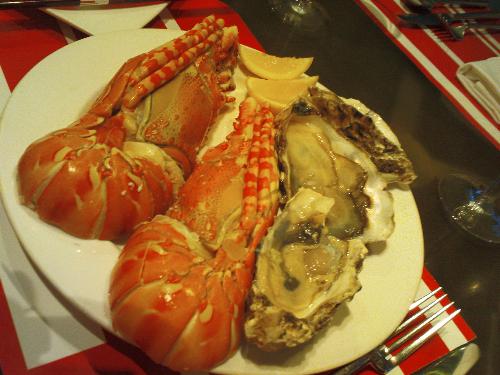 Lobsters and oysters - :) Anyone for some?