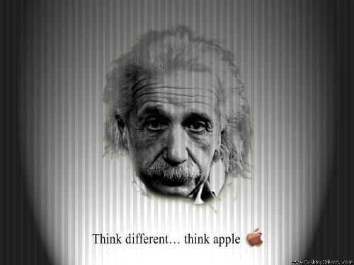 apple - APPLE AND EINSTIEN-the numero unos of their field