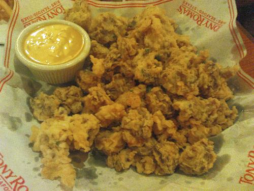 Fried Mushrooms - yummy...

huge portion...

just an appetizer?