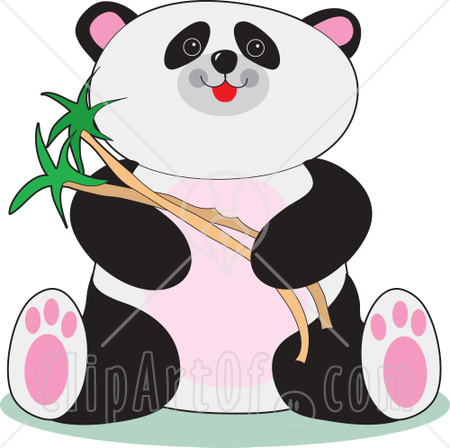 panda glitters. - This one is all glittering!