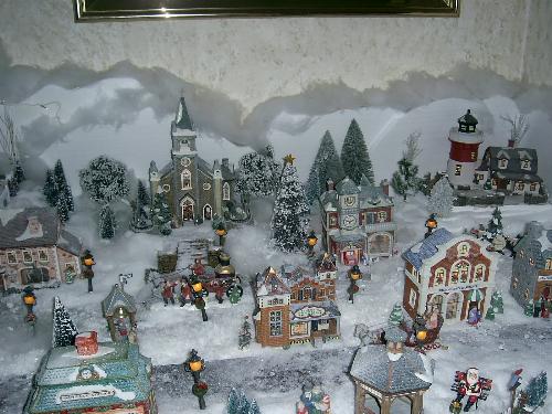 Part of my Christmas village - This is just one photo from my Christmas village in my living room. Part of my Christmas village - This is just one photo from my Christmas village in my living room.