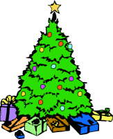christmas tree with gifts under it - christmas tree with gifts under it