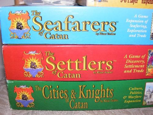 My fav board game :) - Settlers of catan... Never get bored :)

