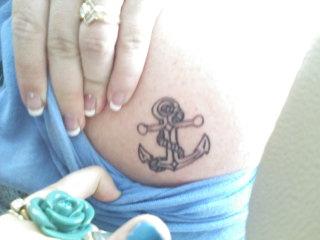 Navy Anchor Tattoo - My Navy Anchor Tattoo is in honor of my father that recently passed.