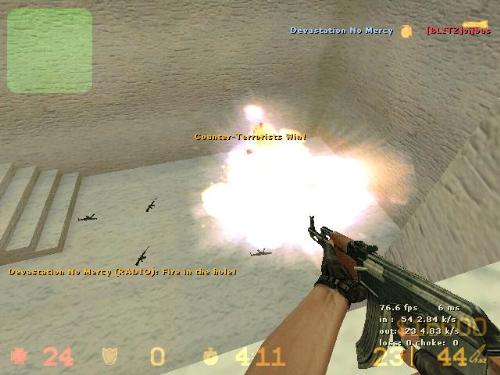 video games - counter strike ....this is the screen shot  taken while i am playin the game  take a look at this  its really good.... u will like tat