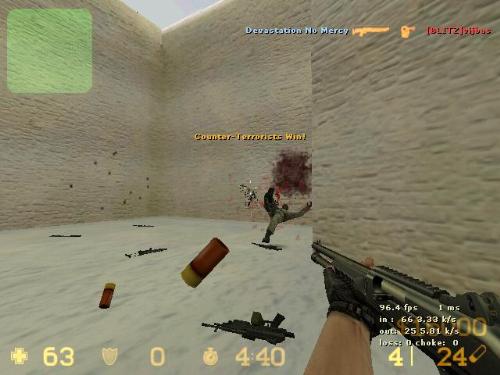 video games - this is me in action in counter strike...  take a look at that